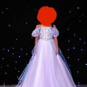 Girls formal pageant dress